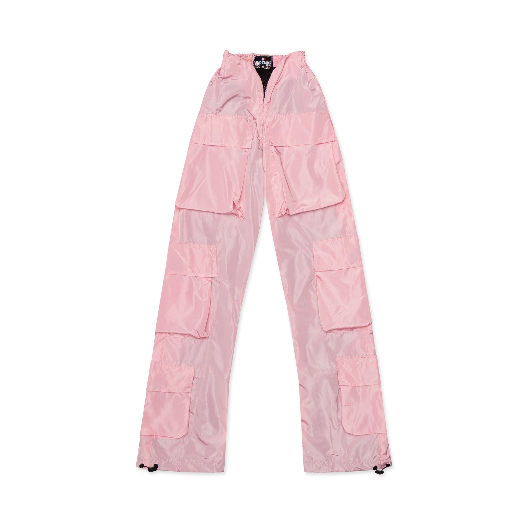 V Cut Rose Cargo Pants