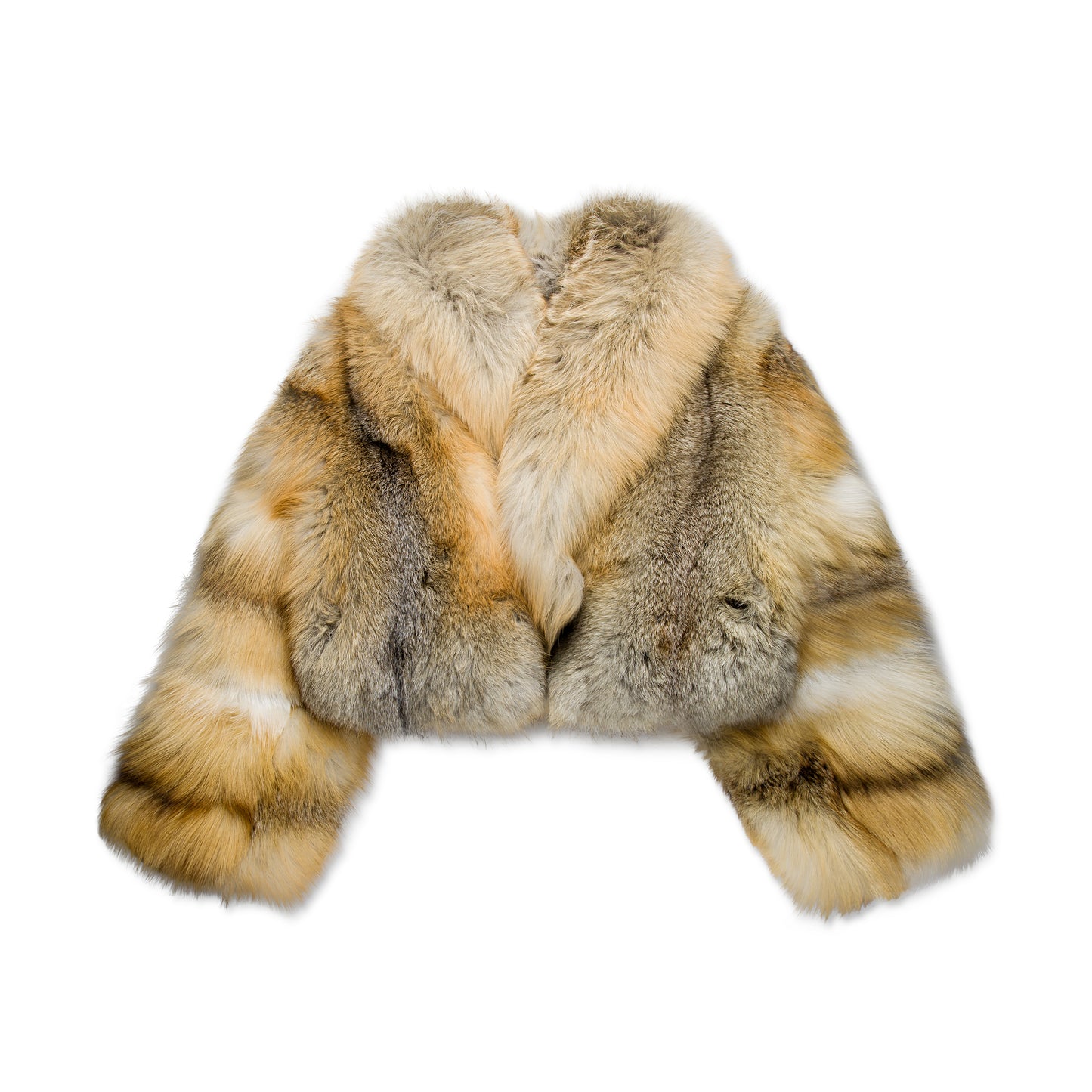 Brown Fox Fur Jacket