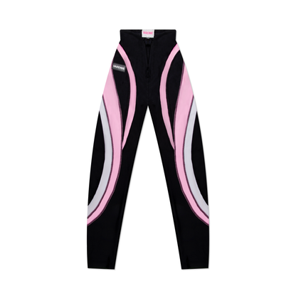 V Cut  Pink Leggings